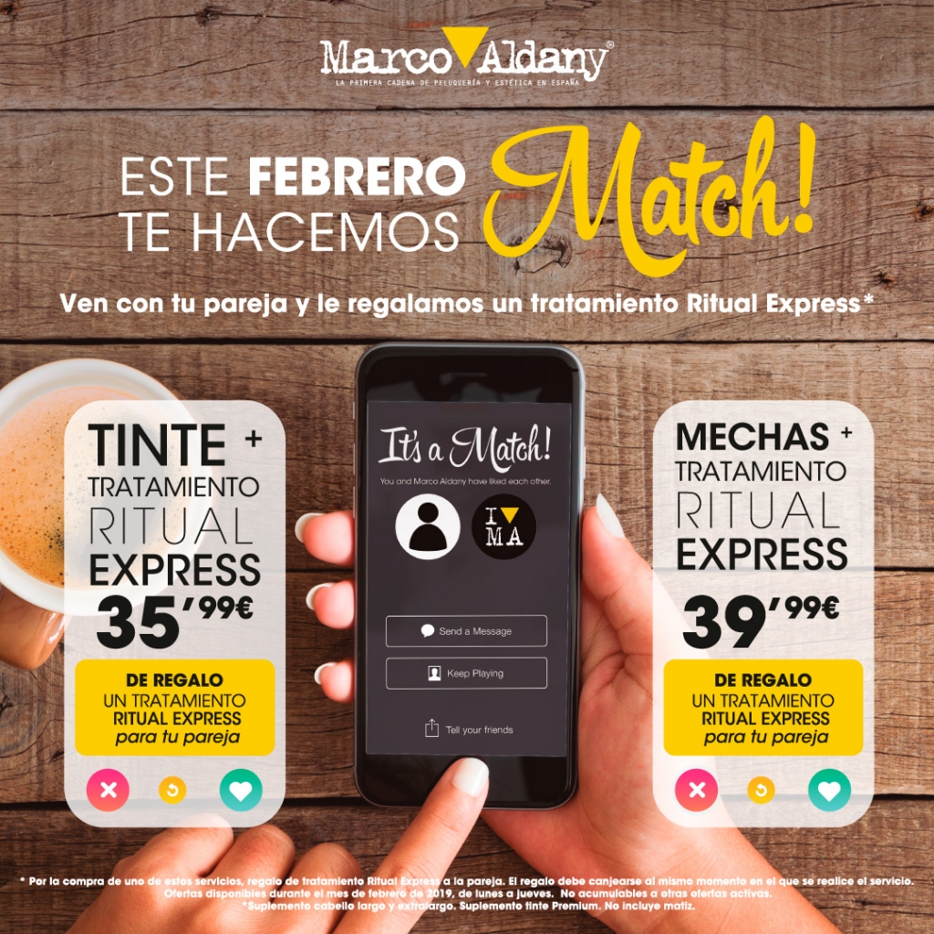 Promoción San Valentín Marco Aldany